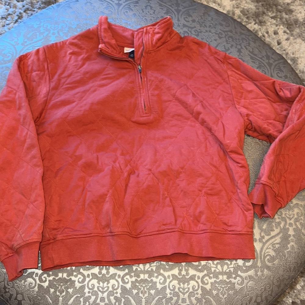 Burnt orange pullover